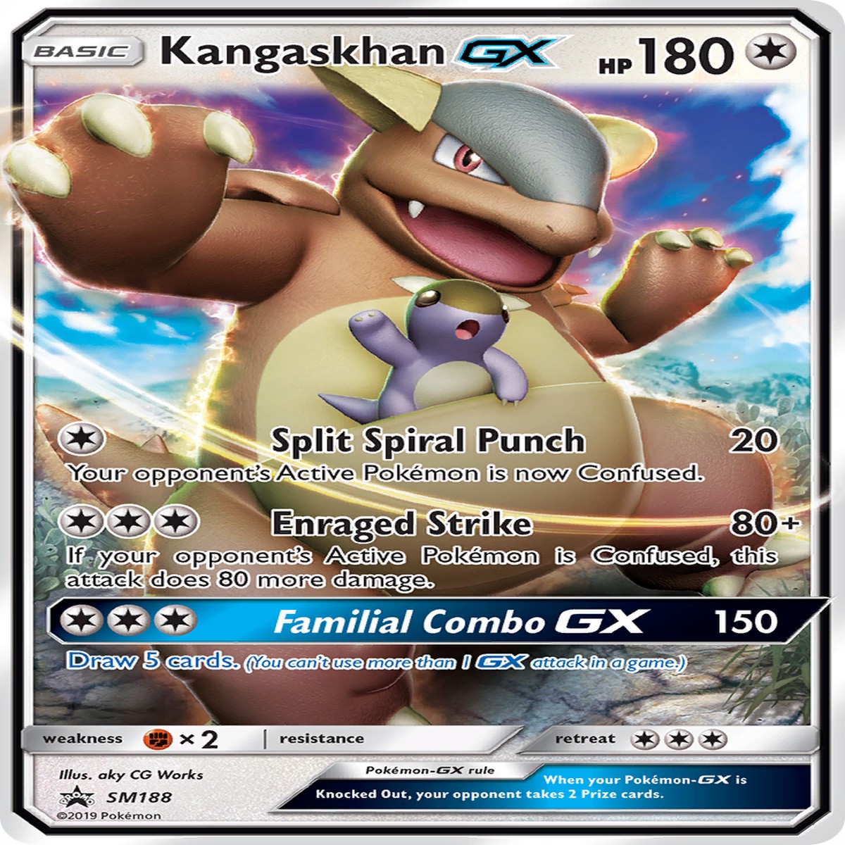 Kangaskhan-GX SM188248 - SM Black Star Promos Holofoil