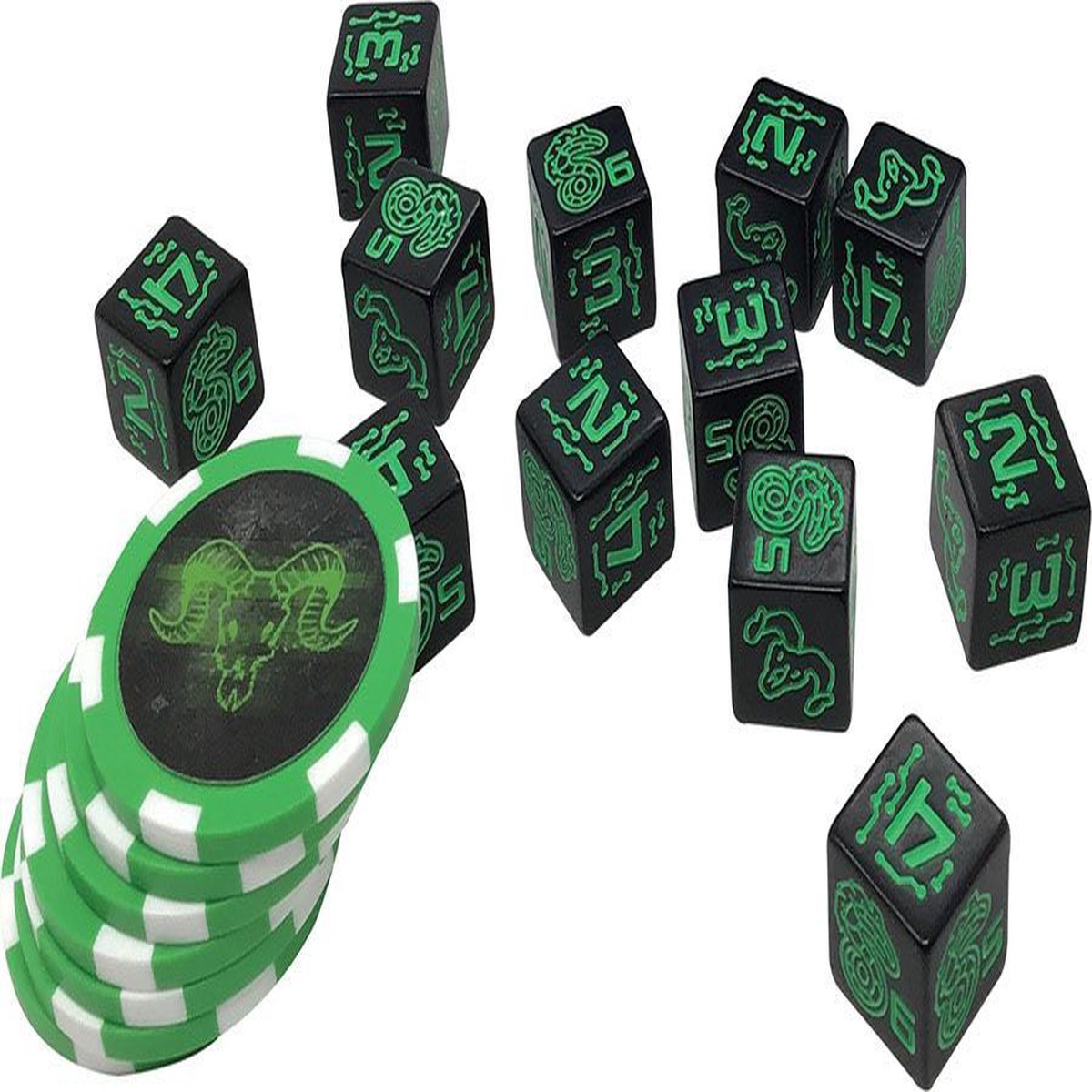 Shadowrun Green Dice & Edge Tok