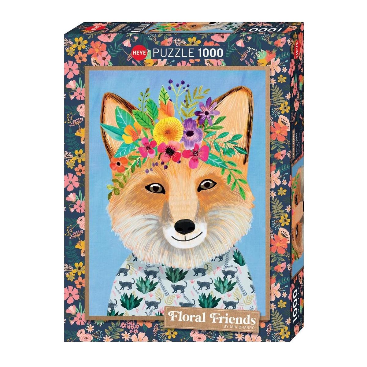 Floral Friends Friendly Fox - 1000 Pieces