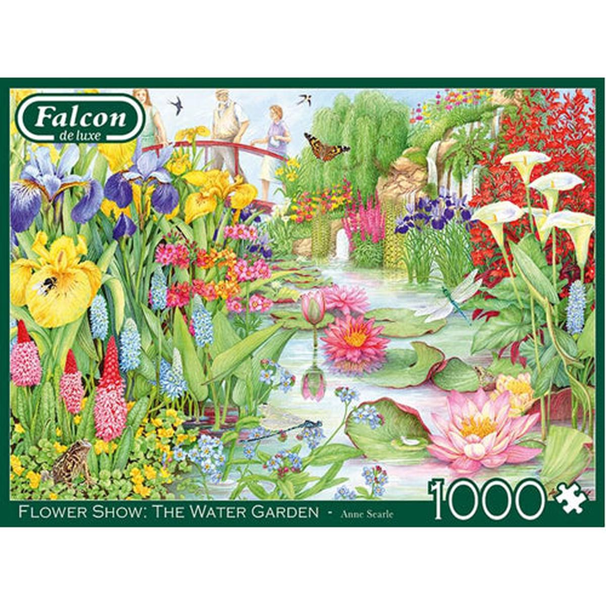 *A Grade* Falcon: Flower Show The Water Gardens Puzzle (1000 Piece)