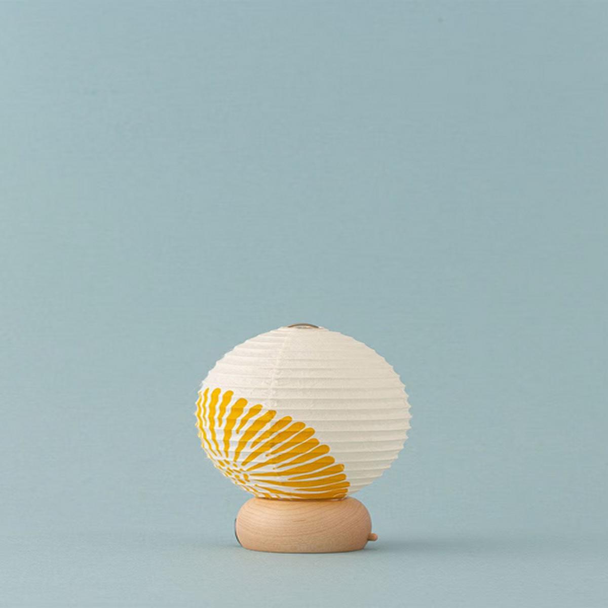 Mini Yame Lantern - Chrysanthemum - , Japanese Chochin, traditional japanese paper lantern