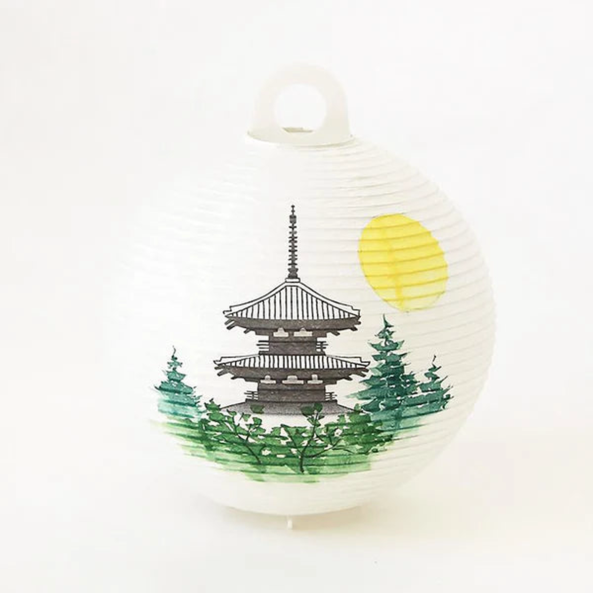 Small Gifu Lantern - Three-Storied Pagoda - , Japanese Chochin, traditional japanese paper lantern