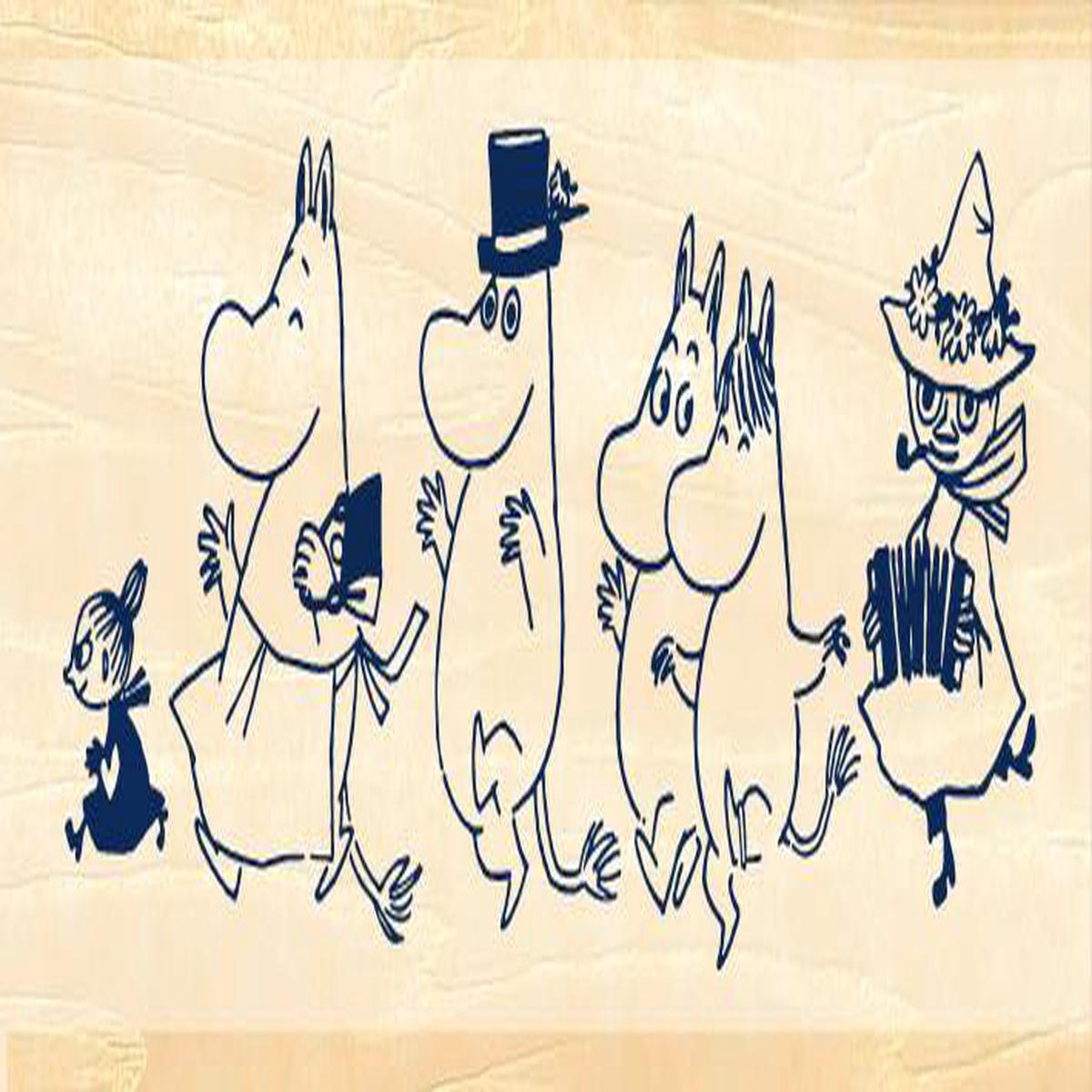 Wooden Rubber Stamp - Moomin - , Hobonichi Stamp