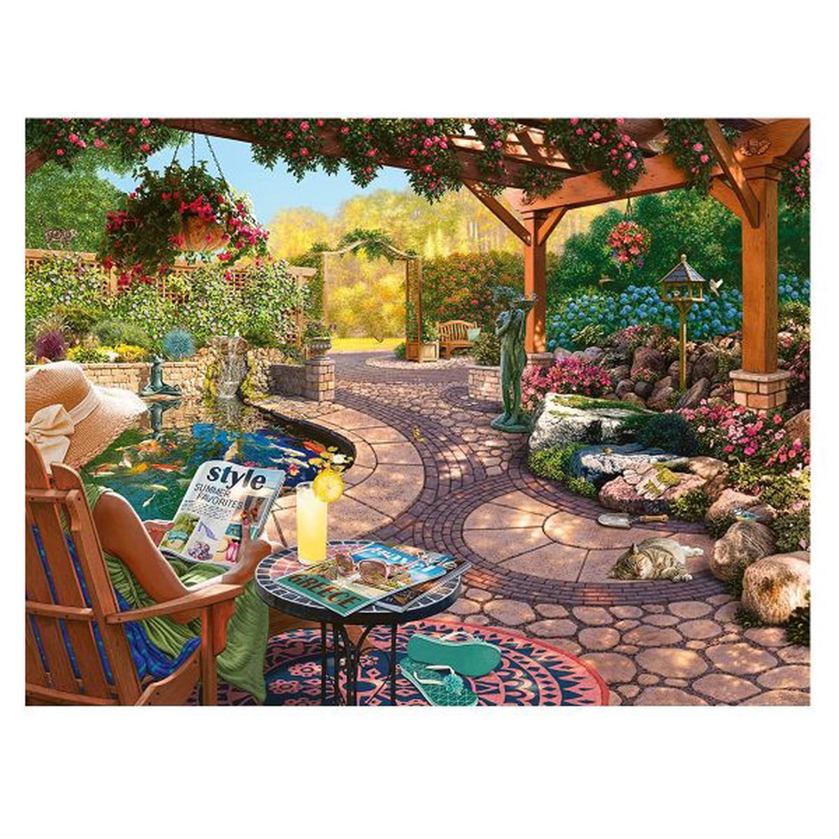 Cozy Backyard Bliss 750pc Puzzle