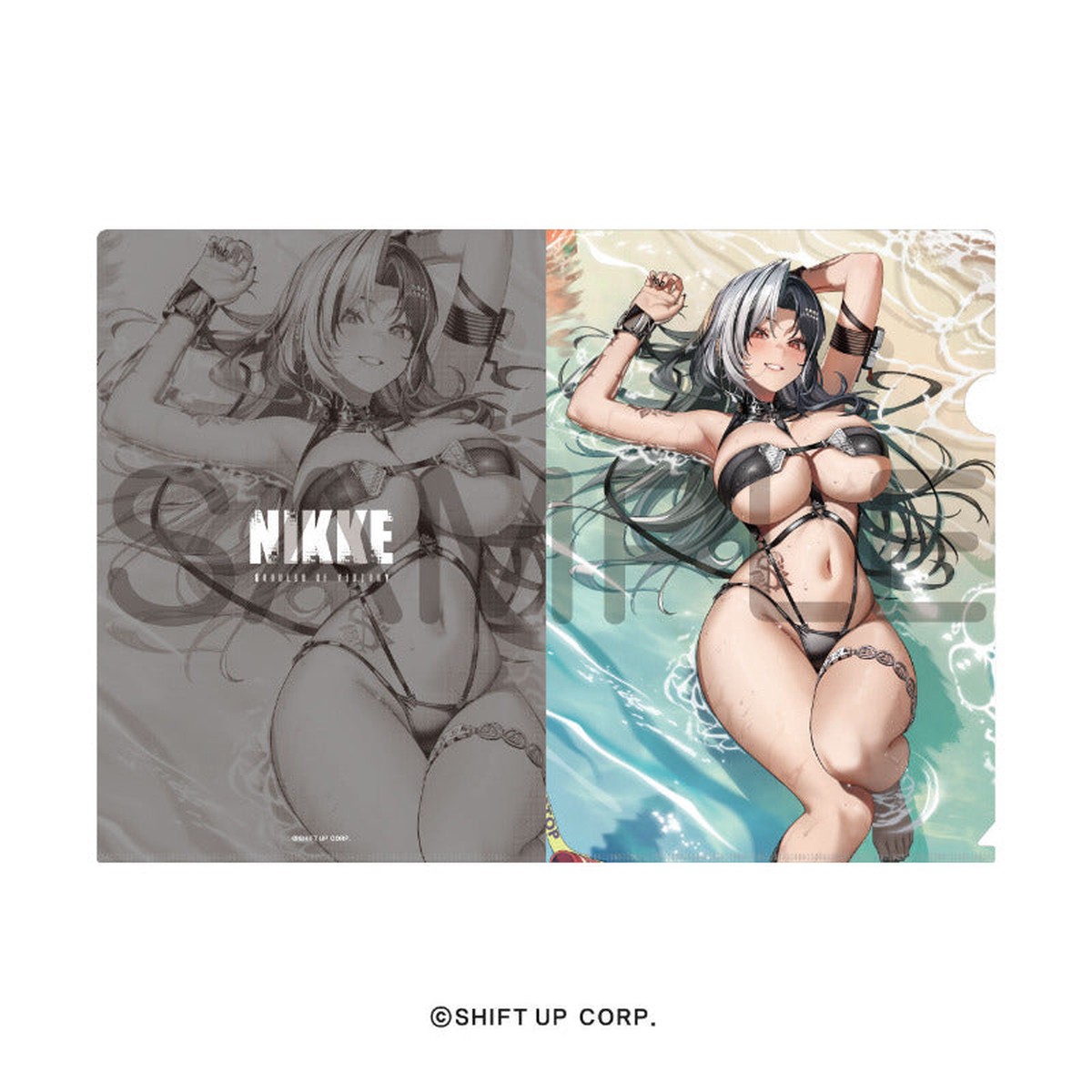 (Goods - Clear File) GODDESS OF VICTORY: NIKKE File Folder Rosanna: Chic Ocean