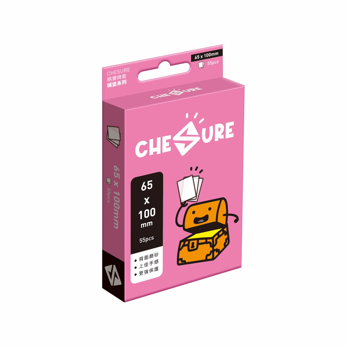 (65x100mm)-() 55pcs/Chesure Sleeves Rook