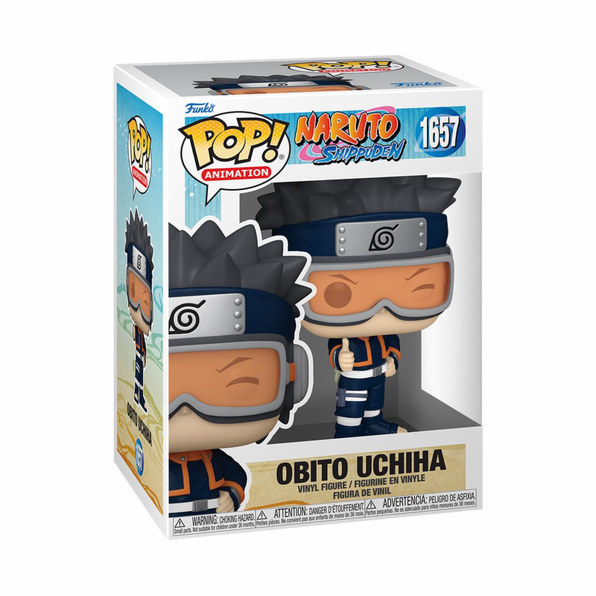 (Light Box Damage) Funko Pop Naruto Shippuden Obito Uchiha (Kid) 1657