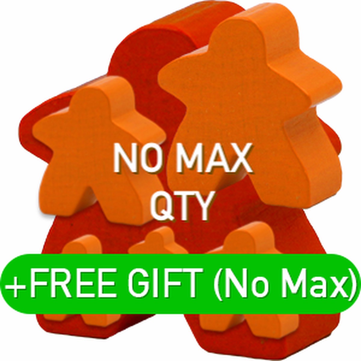 Product No Max Quantity + Free Gift No Max (TEST)